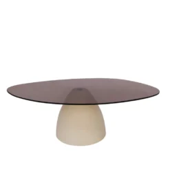 Stolik kawowy Brix Mylon 110 cm Kość Słoniowa*LF-Design