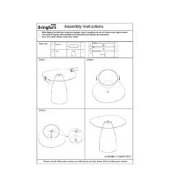 Stolik kawowy Brix Mylon 50 cm Kość Słoniowa*LF-Design