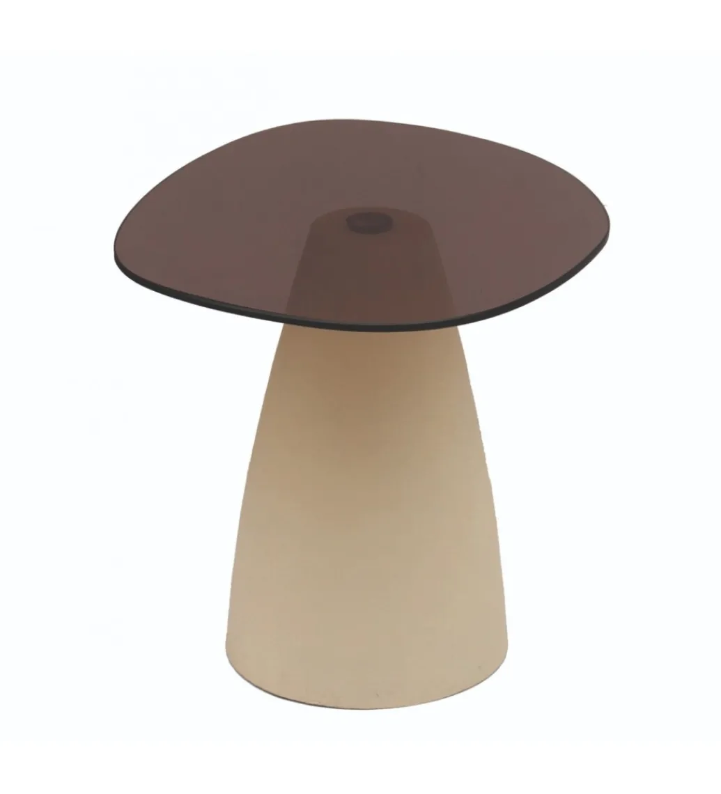 Stolik kawowy Brix Mylon 50 cm Kość Słoniowa*LF-Design