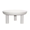 Stolik kawowy BRIX NIKO 85 cm biały*LF-Design New