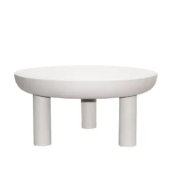 Stolik kawowy BRIX NIKO 85 cm biały*LF-Design New