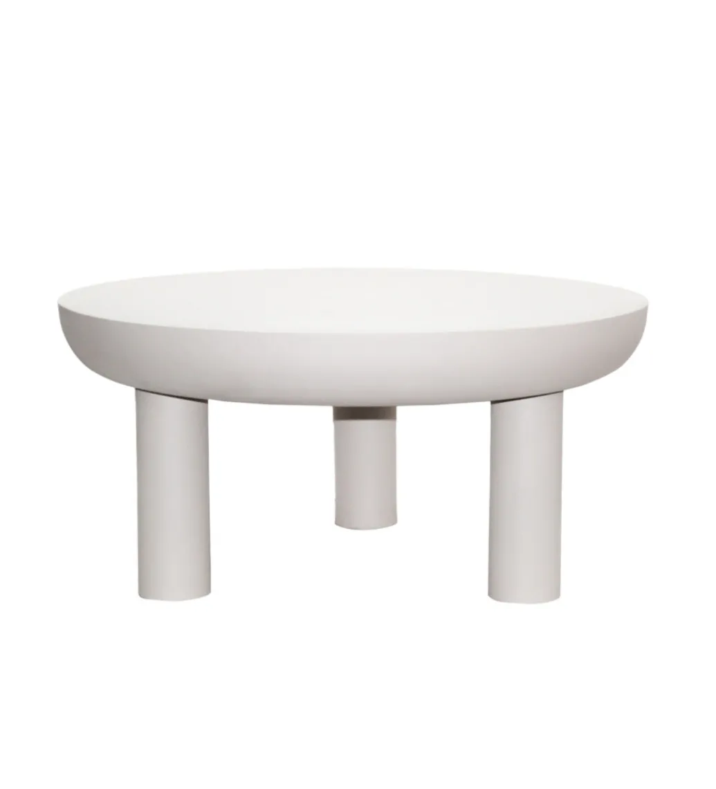 Stolik kawowy BRIX NIKO 85 cm biały*LF-Design New