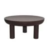 Stolik kawowy BRIX NIKO 85 cm brązowy*LF-Design Hot