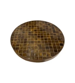 Stolik kawowy BRIX TYLO 80 cm brązowy ceramika*LF-Design Best