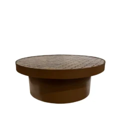 Stolik kawowy BRIX TYLO 80 cm brązowy ceramika*LF-Design Best