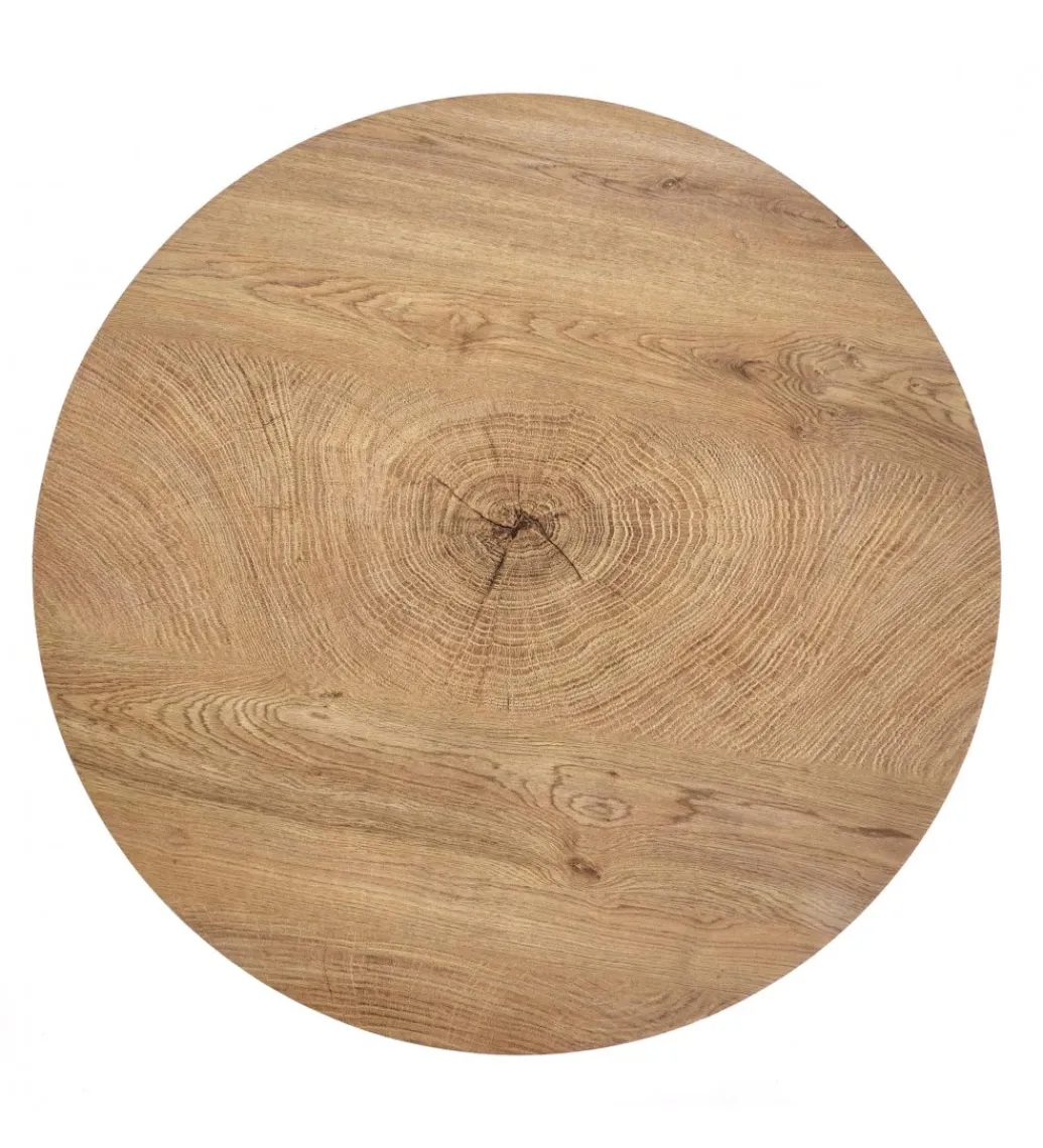 Stolik kawowy BROOKLYN 80 cm w optyce dąb naturalny*Halmar Discount