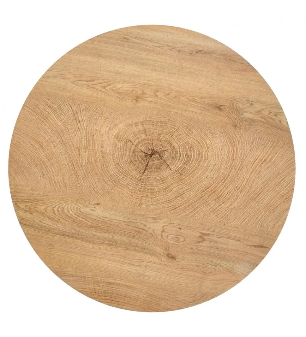 Stolik kawowy BROOKLYN 80 cm w optyce dąb naturalny*Halmar Discount