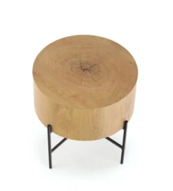 Stolik kawowy BROOKLYN 45 cm w optyce dąb*Halmar Online