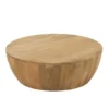 Stolik kawowy CAMILLE 88 cm drewno mango naturalny*J-Line Discount