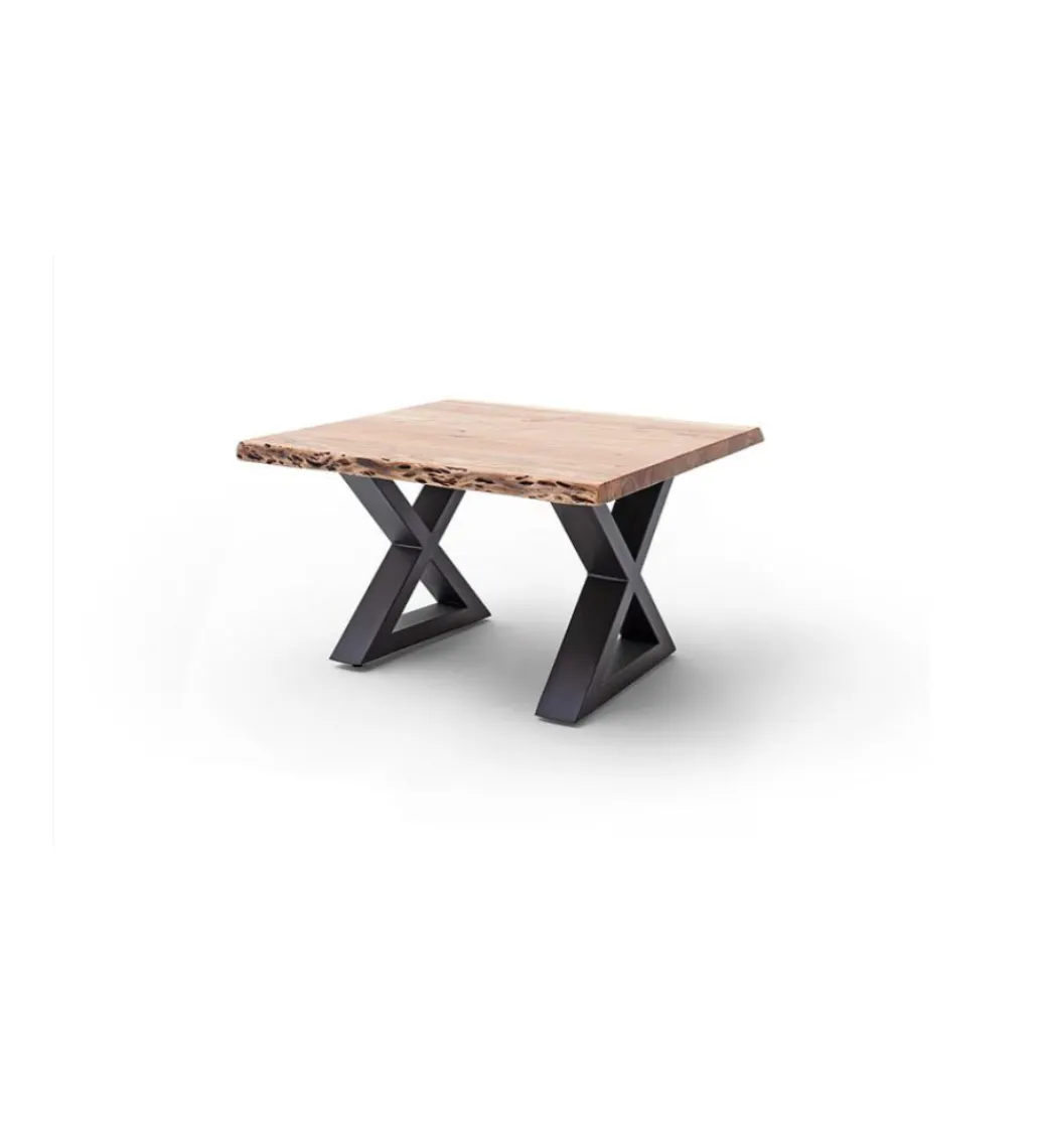 Stolik kawowy CARTAGENA 75 cm drewno akacja*MCA New