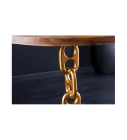 Stolik kawowy CATENA II  38 cm złoty*Invicta Interior Outlet