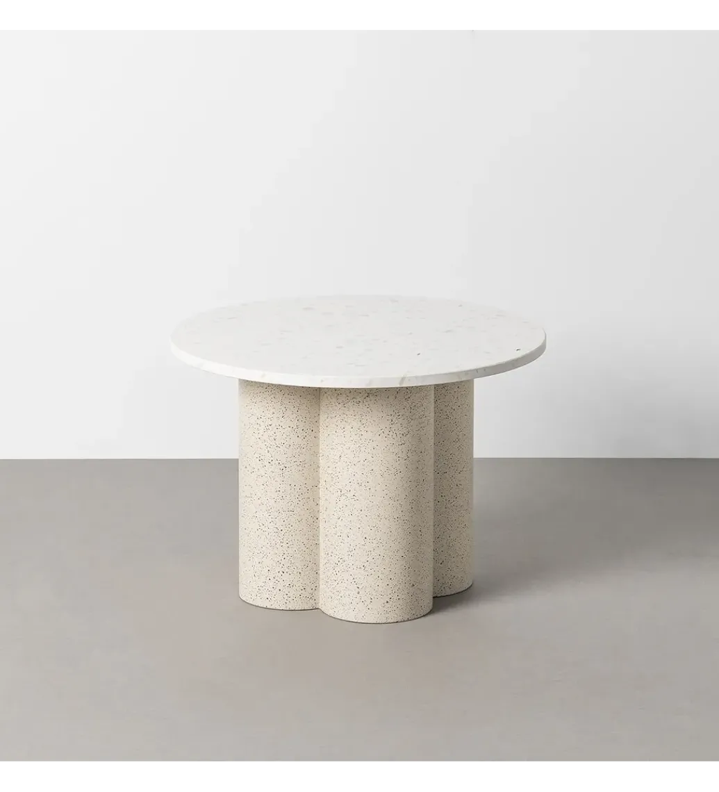 Stolik kawowy CAVRANI 60 cm efekt terrazzo*Zona-Design