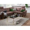 Stolik kawowy CELLA 120 cm czarno złoty*WOHNLING, GERMANY Hot