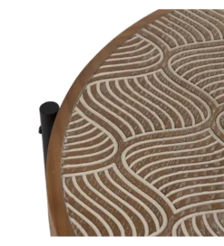 Stolik kawowy CHERAN 69 cm naturalny czarny*Zona-Design Online