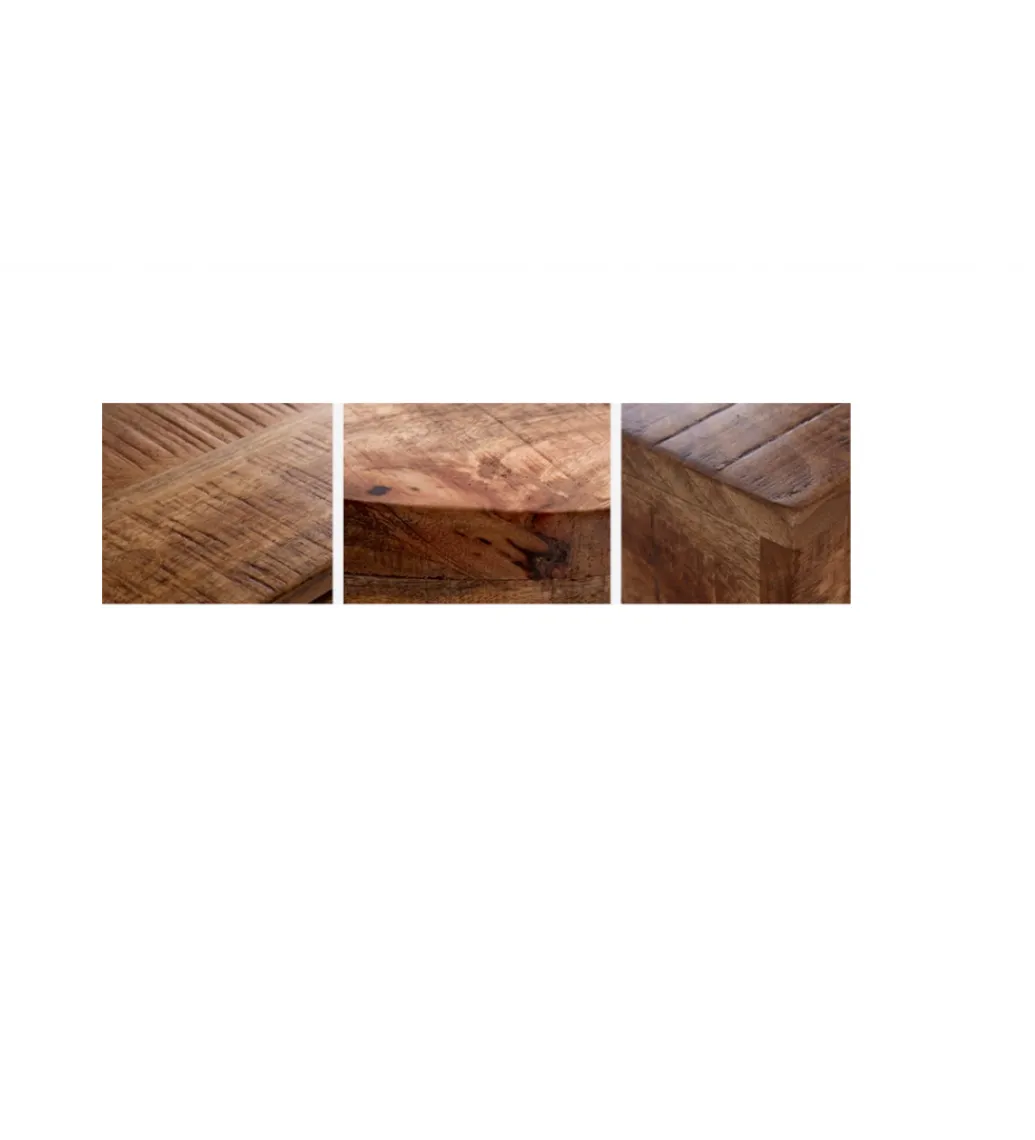 Stolik kawowy CRAFT Elements zestaw 2 naturalny Mango*Invicta Interior - przedsprzedaż New