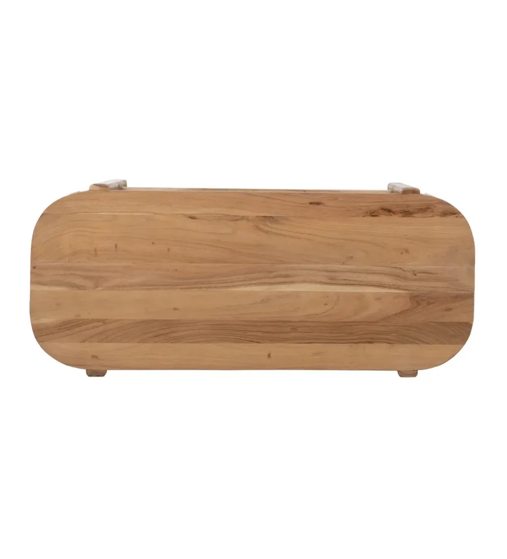 Stolik kawowy CREEL 120 cm drewno akacja*Zona-Design Online