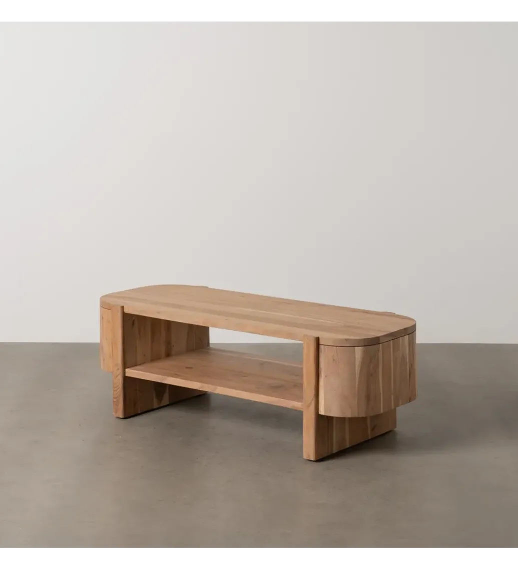 Stolik kawowy CREEL 120 cm drewno akacja*Zona-Design Online