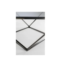Stolik kawowy CRISTALLO 80 cm czarny grafit*KARE New