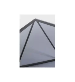 Stolik kawowy CRISTALLO 80 cm czarny grafit*KARE New
