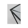 Stolik kawowy  CRISTALLO 80 cm x 80 cm czarny*KARE