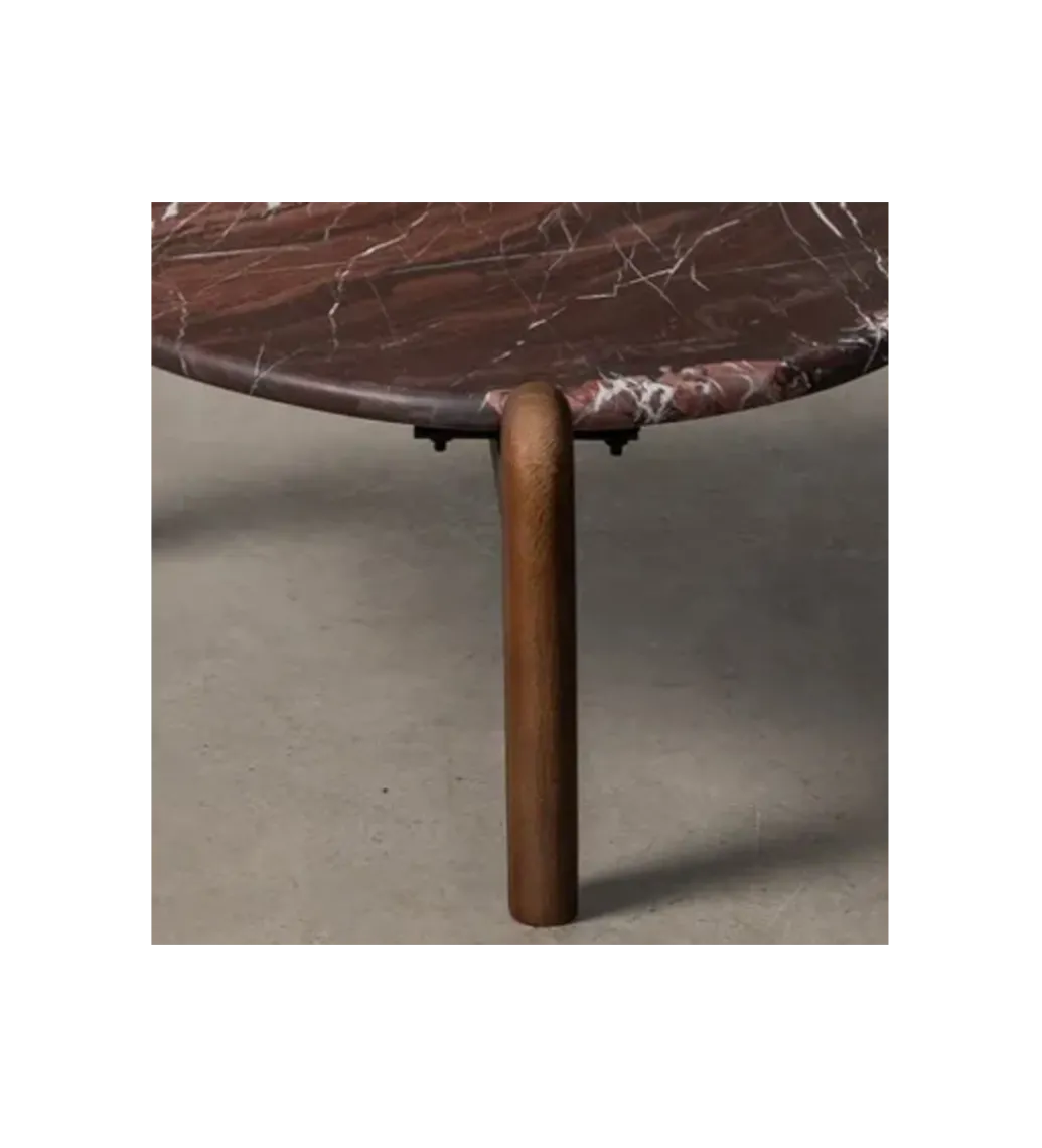 Stolik kawowy CUDBEM 70 cm drewno mango*Zona-Design Outlet
