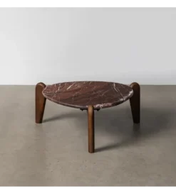 Stolik kawowy CUDBEM 70 cm drewno mango*Zona-Design Outlet