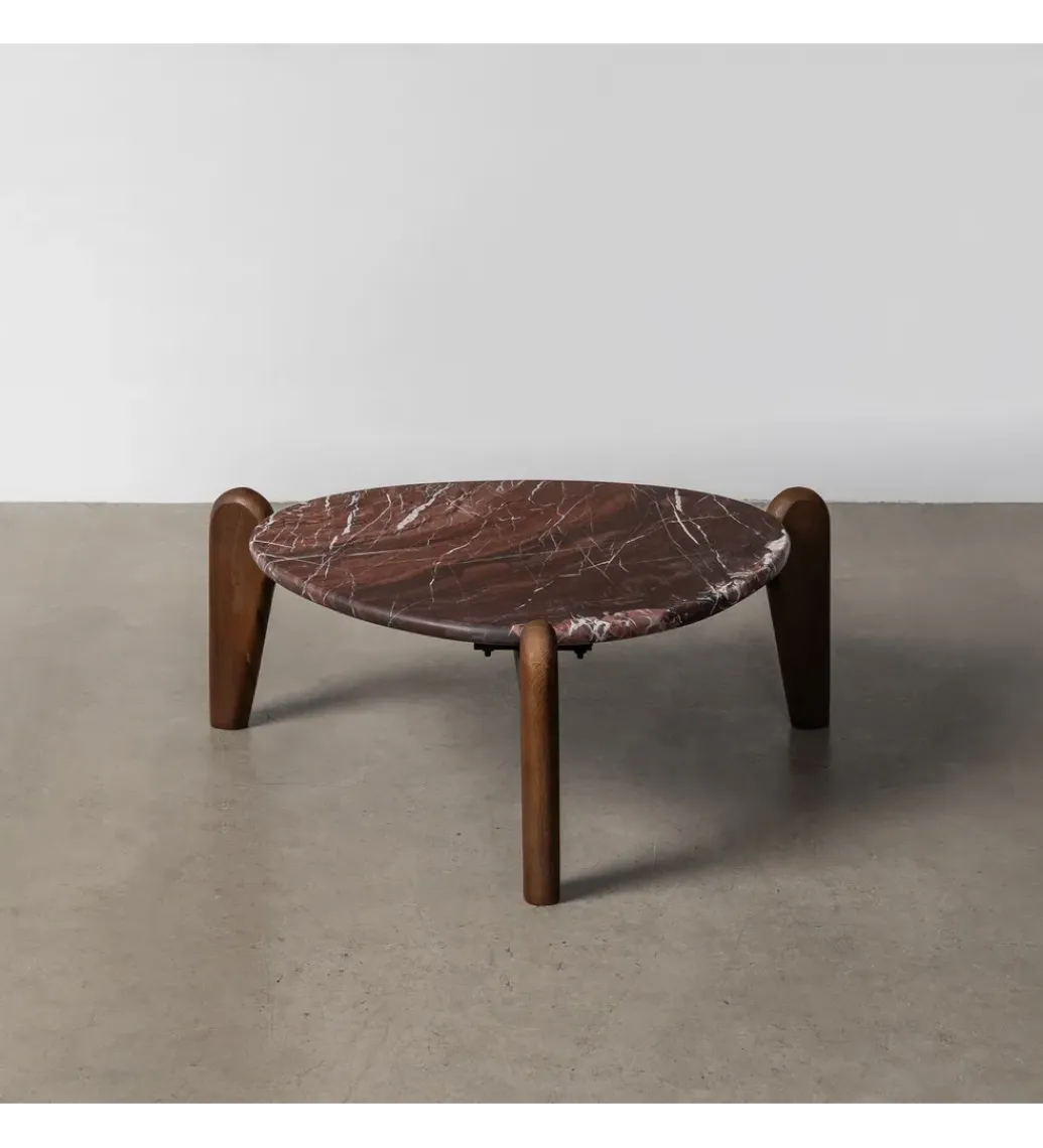 Stolik kawowy CUDBEM 70 cm drewno mango*Zona-Design Outlet
