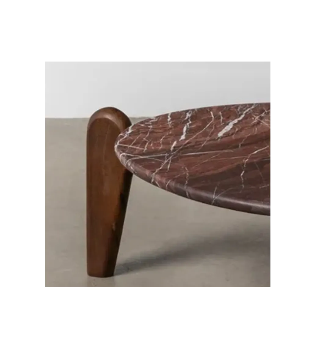 Stolik kawowy CUDBEM 70 cm drewno mango*Zona-Design Outlet