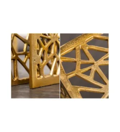 Stolik kawowy DELICADO Abstract SET 2 złoty*Invicta Interior Sale