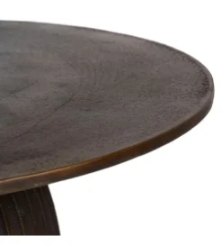 Stolik kawowy DEMANESKO 69 cm brązowy*DENZO Outlet