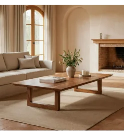 Stolik kawowy DESMORA 150 cm drewno akacja*Zona-Design Hot
