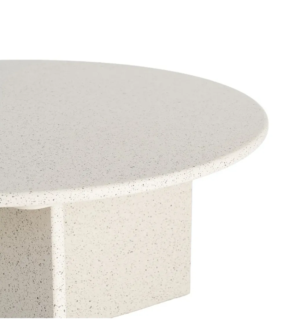 Stolik kawowy DOBEMA 80 cm efekt terrazzo*Zona-Design Clearance