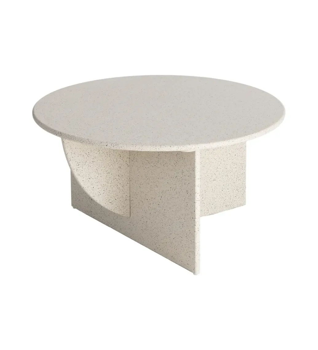 Stolik kawowy DOBEMA 80 cm efekt terrazzo*Zona-Design Clearance
