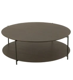 Stolik kawowy DOMERESU 93 cm ciemno brązowy*J-Line Best