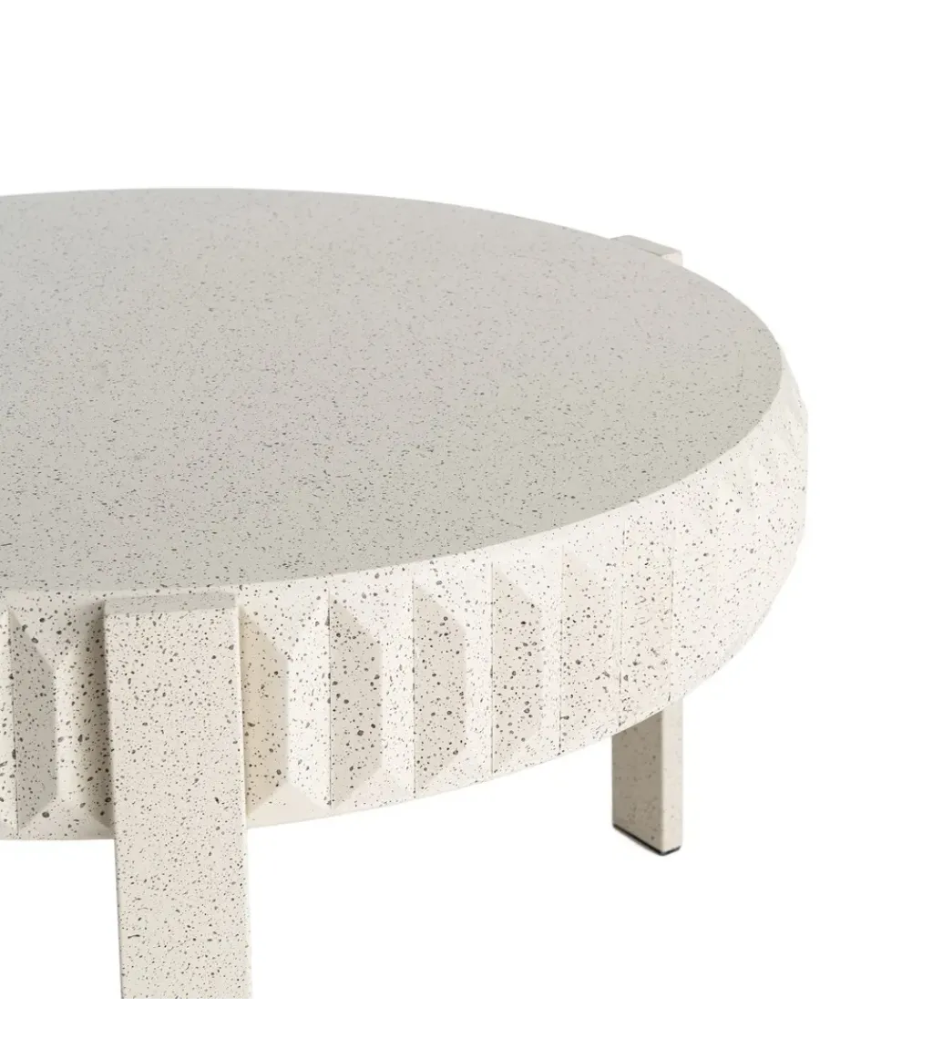 Stolik kawowy EDARNI 79 cm efekt terrazzo*Zona-Design Online