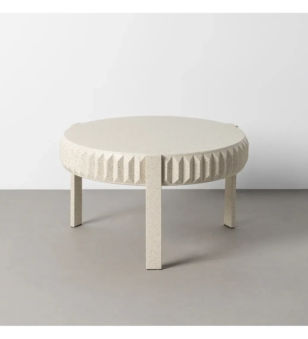 Stolik kawowy EDARNI 79 cm efekt terrazzo*Zona-Design Online