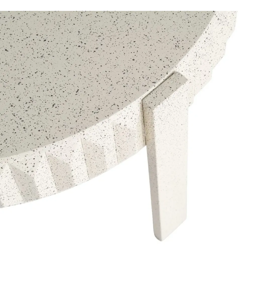 Stolik kawowy EDARNI 79 cm efekt terrazzo*Zona-Design Online