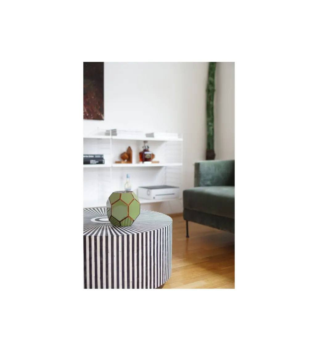Stolik kawowy ELECTRA 75 cm czarno biały*KARE Clearance