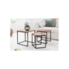 Stolik Kawowy Elements Zestaw Trzech Sheesham*Invicta Interior Discount