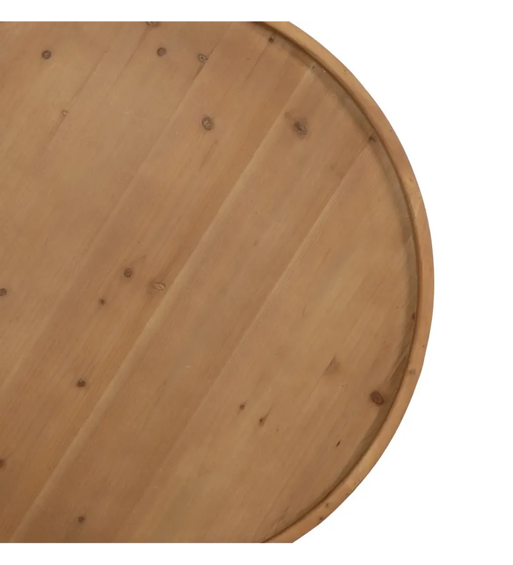 Stolik kawowy EMANEL 80 cm drewno jodła*Zona-Design Best