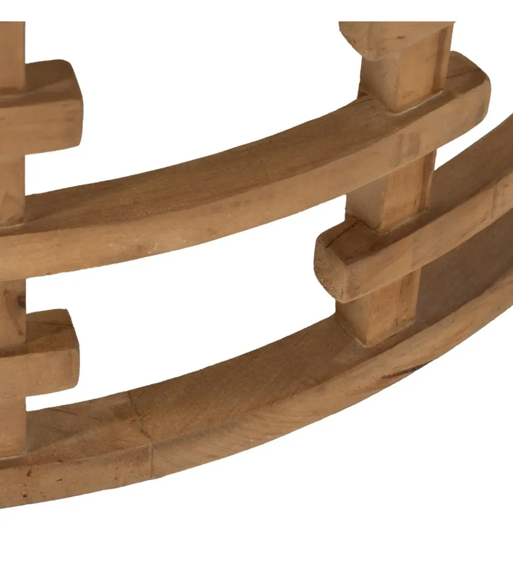 Stolik kawowy EMANEL 80 cm drewno jodła*Zona-Design Best