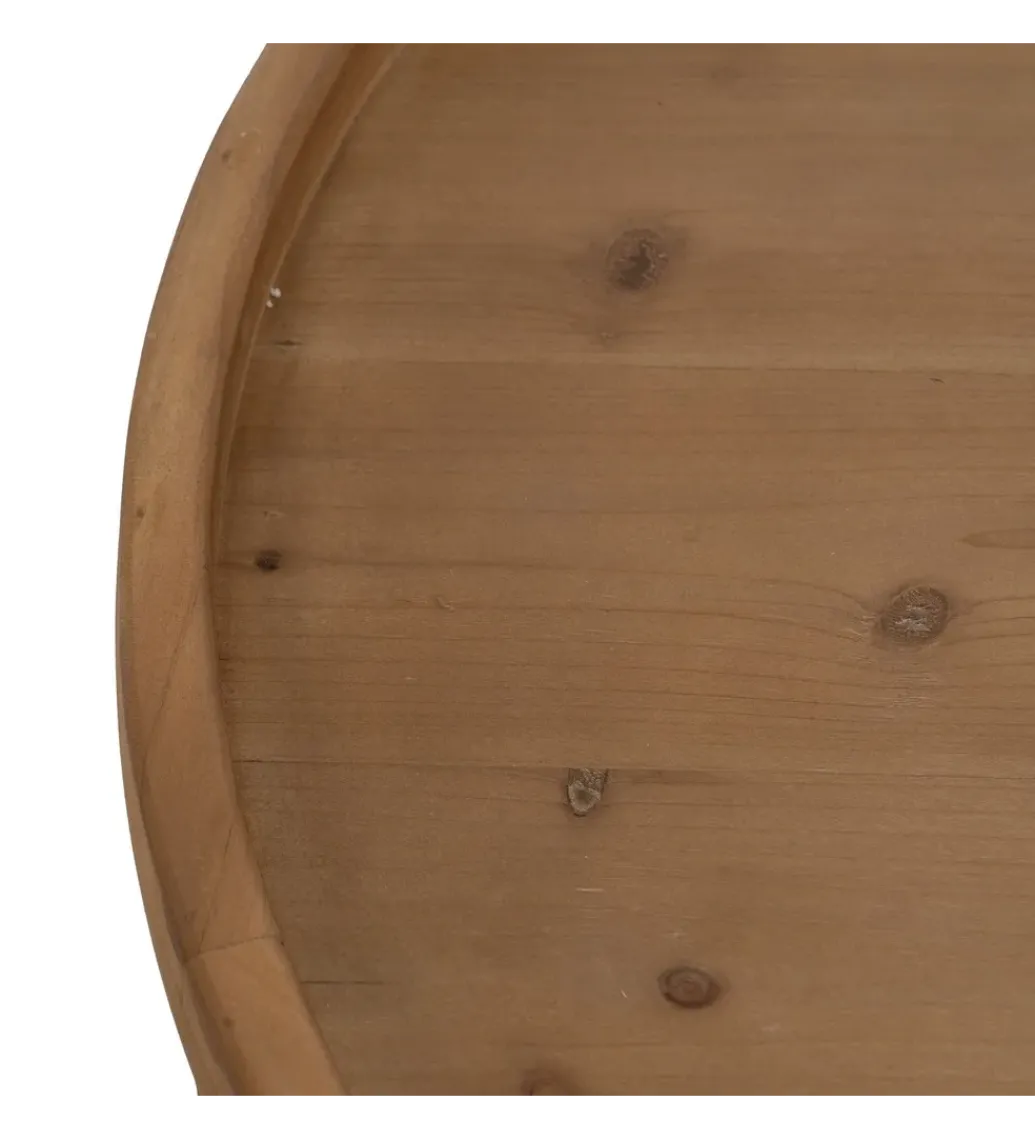 Stolik kawowy EMANEL 80 cm drewno jodła*Zona-Design Best