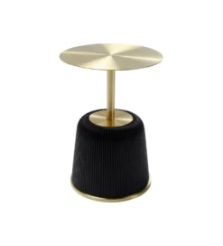 Stolik kawowy Endless Vegas 40 cm złoto czarny*KARE Best