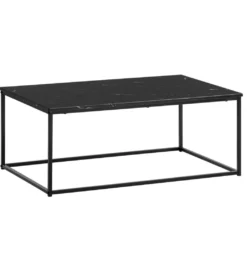 Stolik kawowy ERISA 100 cm w optyce czarnego marmuru*WOHNLING, GERMANY