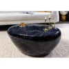 Stolik kawowy EROCK 75 cm w optyce czarnego marmuru*Invicta Interior - przedsprzedaż Sale