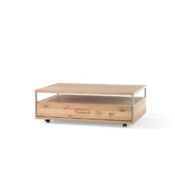 Stolik kawowy ESPERO 115 cm  W Kolorze dąb Bianco*MCA Outlet