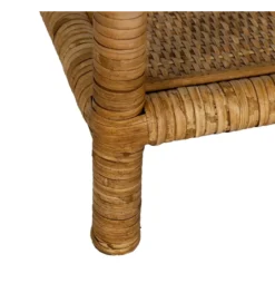 Stolik kawowy ESTAZ 50 cm naturalny ratan*Zona-Design Outlet