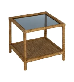 Stolik kawowy ESTAZ 50 cm naturalny ratan*Zona-Design Outlet