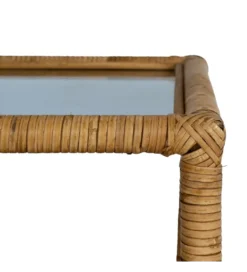 Stolik kawowy ESTAZ 90 cm naturalny ratan*Zona-Design Online