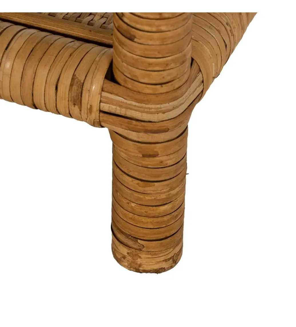 Stolik kawowy ESTAZ 90 cm naturalny ratan*Zona-Design Online